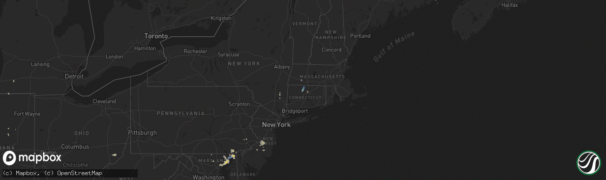 Hail map on August 2, 2024