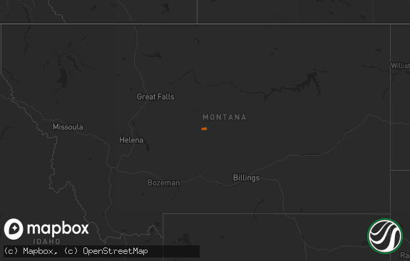 Hail map preview on 08-02-2025