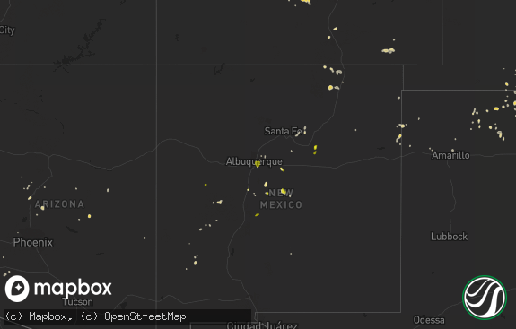 Hail map preview on 08-03-2011