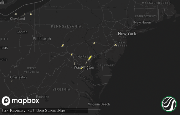 Hail map preview on 08-03-2017