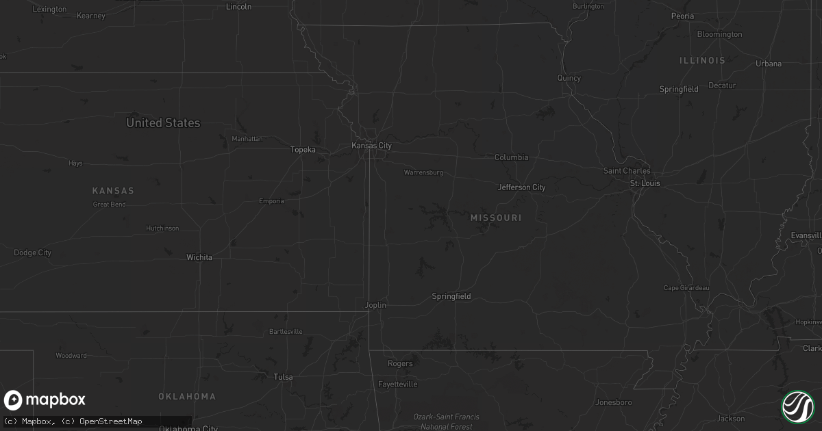 Hail map in North Dakota on August 3, 2023