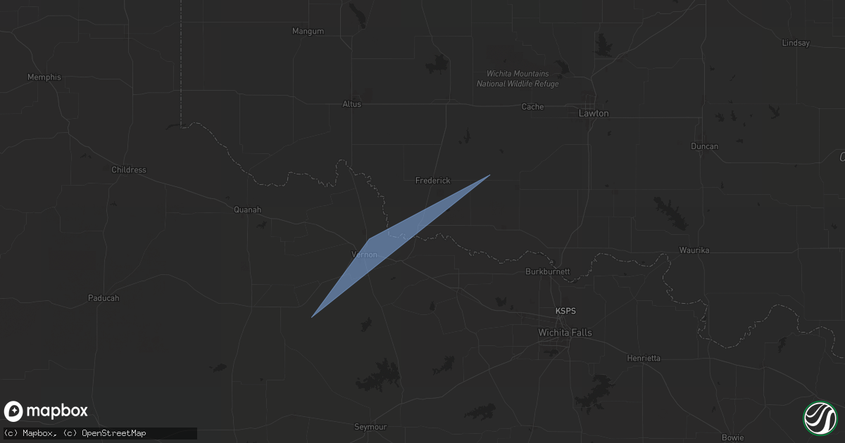 Hail map in Davidson, OK on August 3, 2025