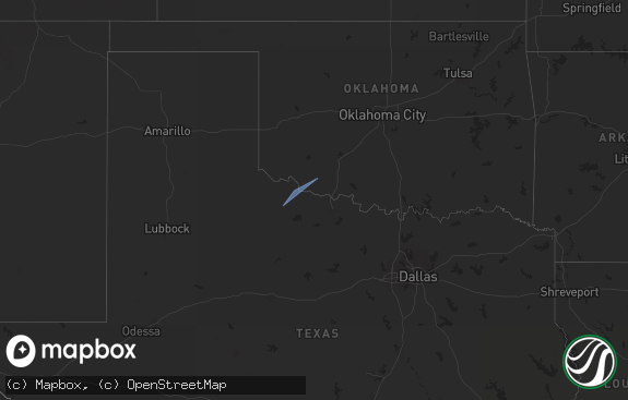 Hail map preview on 08-03-2025