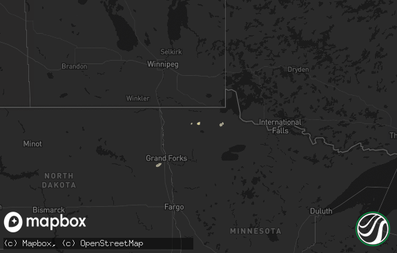 Hail map preview on 08-03-2026