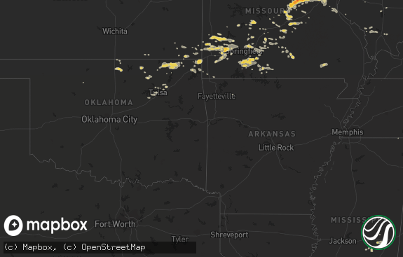 Hail map preview on 08-04-2012