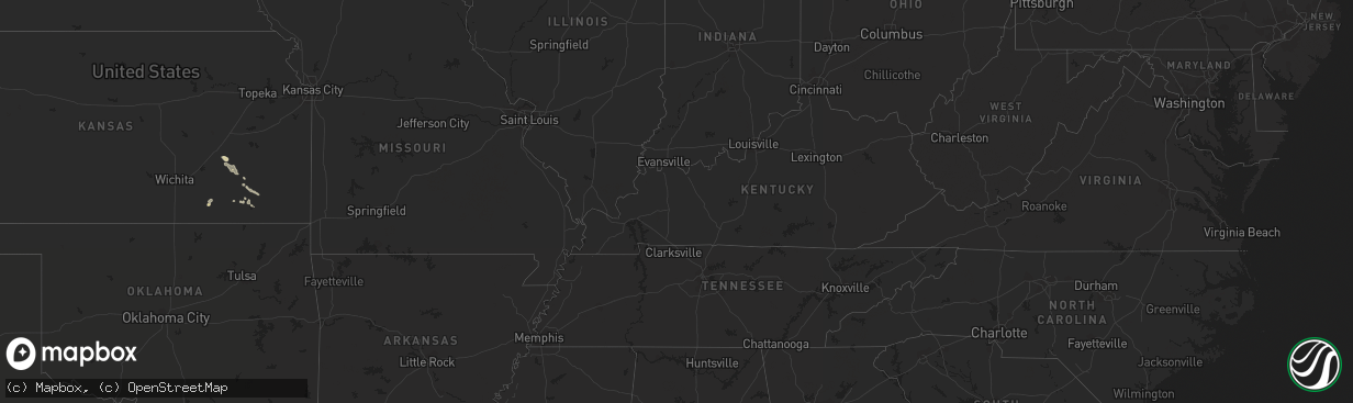 Hail map in Iowa on August 4, 2013