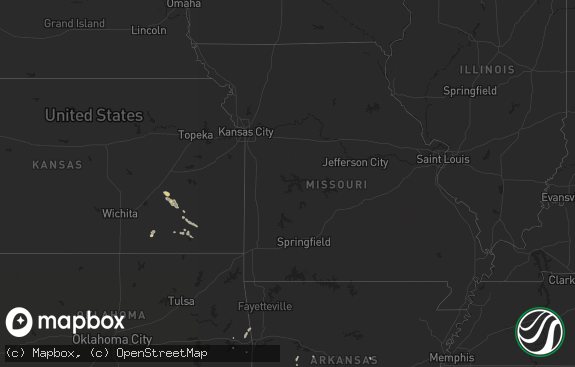 Hail map preview on 08-04-2013