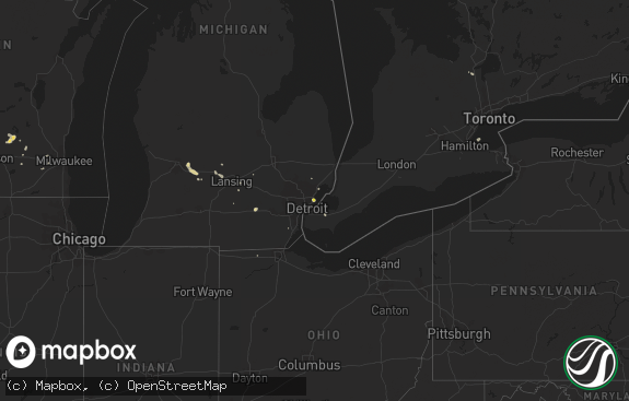 Hail map preview on 08-04-2014