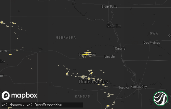 Hail map preview on 08-04-2017