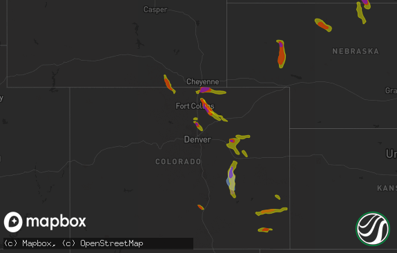 Hail map preview on 08-04-2020