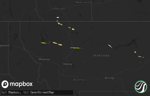 Hail map preview on 08-04-2021