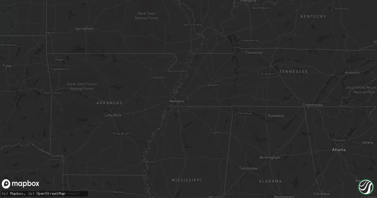 Hail map in Florida on August 4, 2022