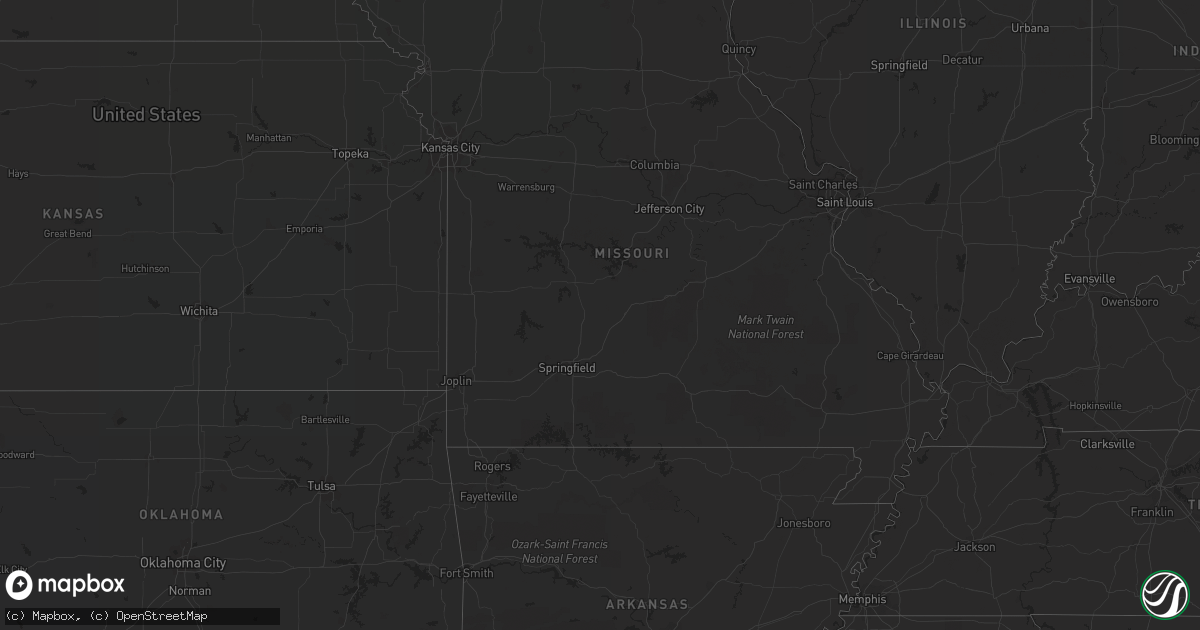 Hail map on August 4, 2022
