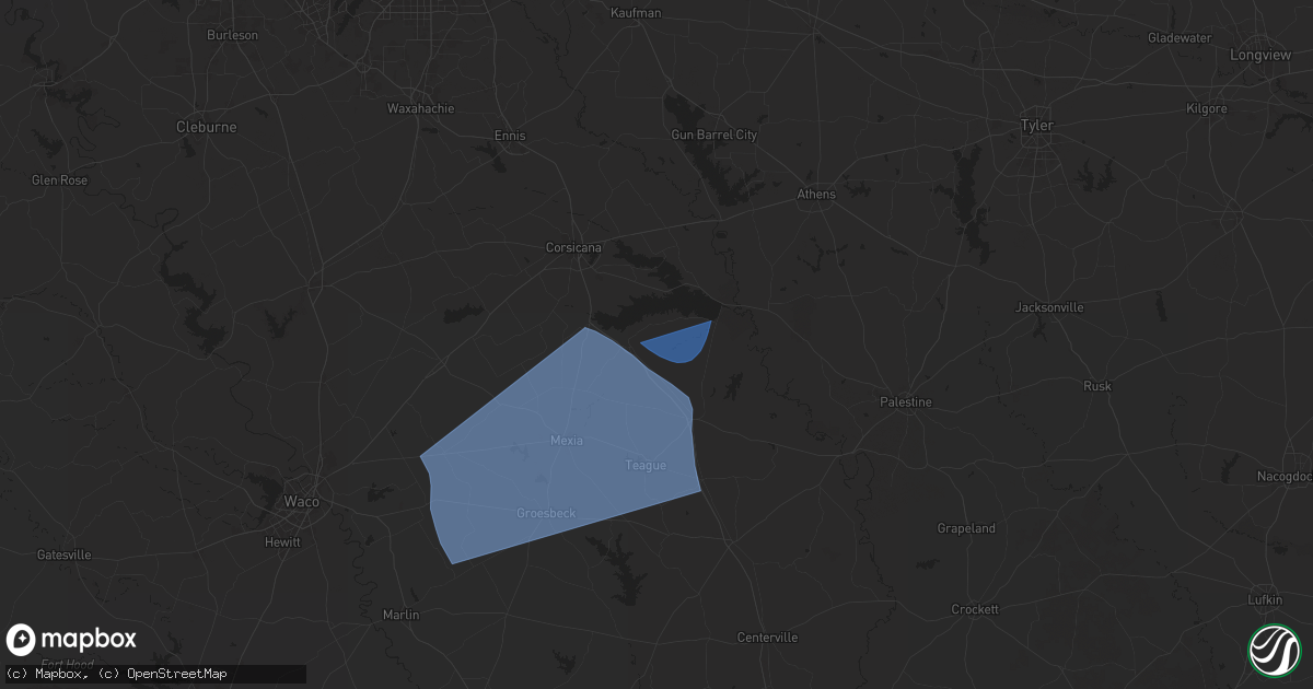 Hail map in Streetman, TX on August 4, 2025