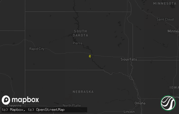 Hail map preview on 08-04-2025