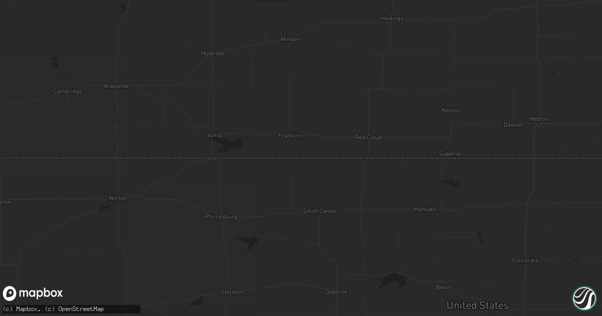 Hail map in Yuma, CO on August 5, 2013