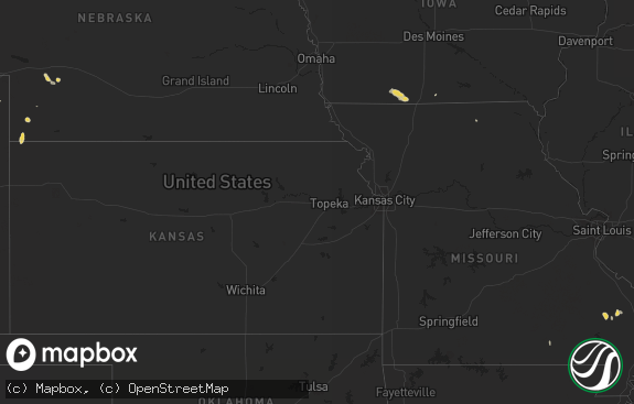 Hail map preview on 08-05-2014