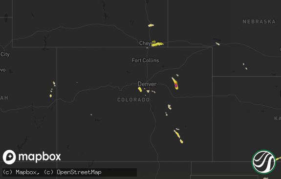 Hail map preview on 08-05-2017