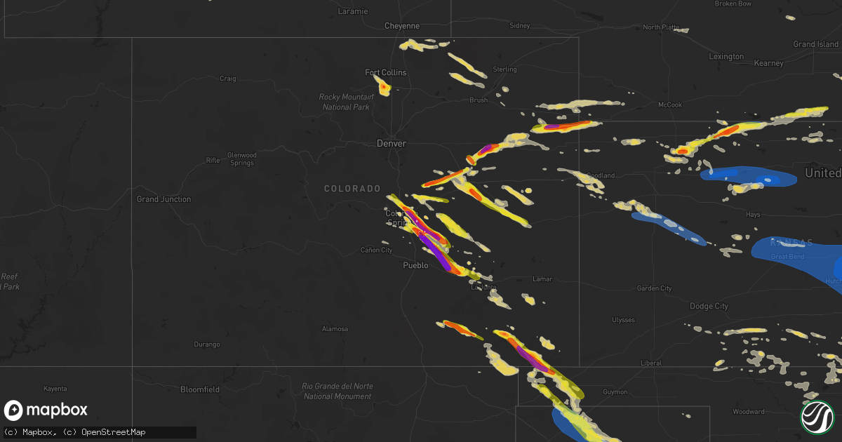 Hail Map on August 5 2023 HailTrace