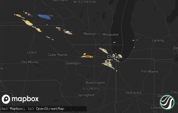 Hail map preview on 08-05-2024