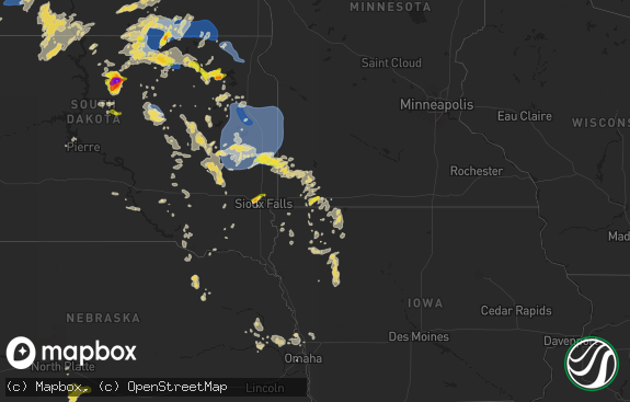Hail map preview on 08-05-2025