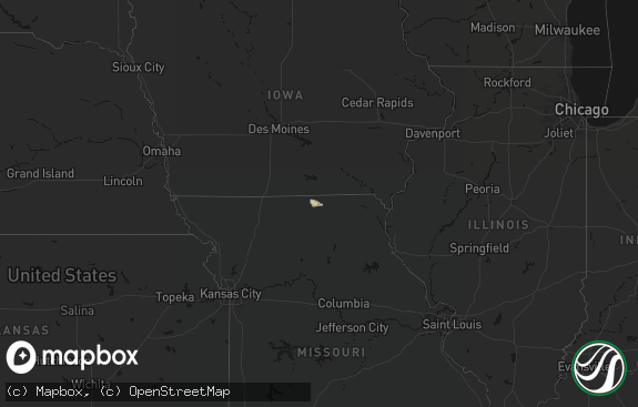 Hail map preview on 08-05-2026