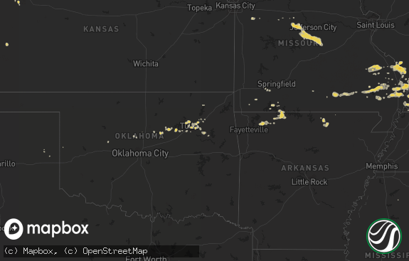 Hail map preview on 08-06-2011