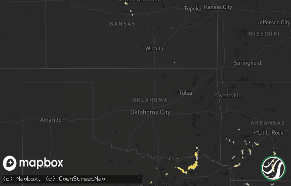 Hail map preview on 08-06-2012