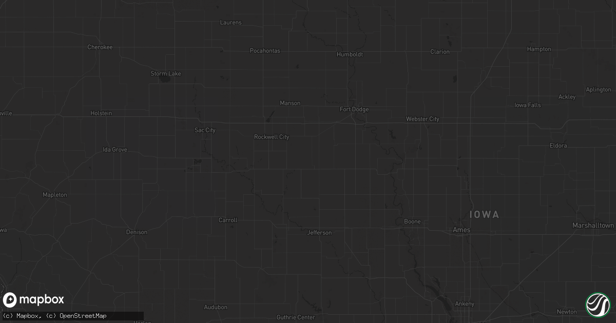 Hail map in Morris, MN on August 6, 2013