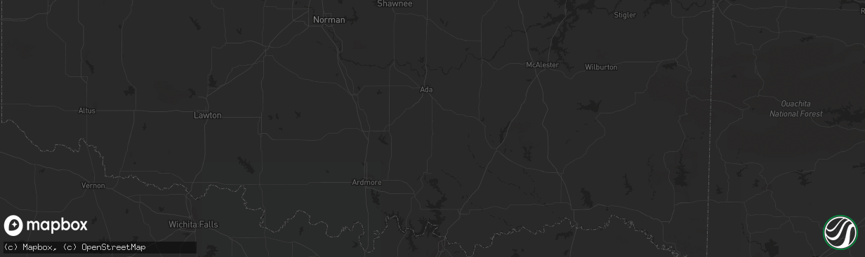 Hail map in Augusta, KS on August 6, 2014