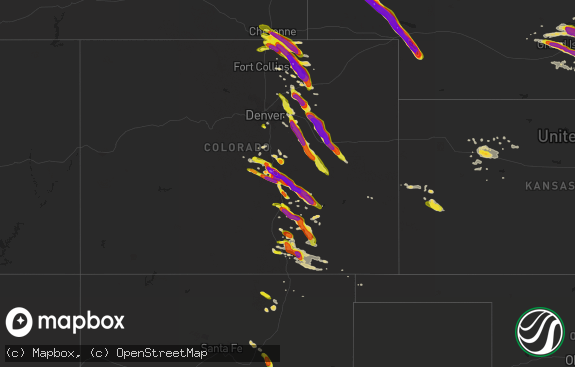 Hail map preview on 08-06-2018