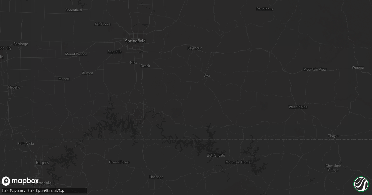 Hail map in Littleton, CO on August 6, 2023