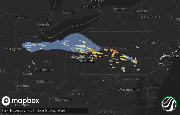 Hail map preview on 08-06-2024