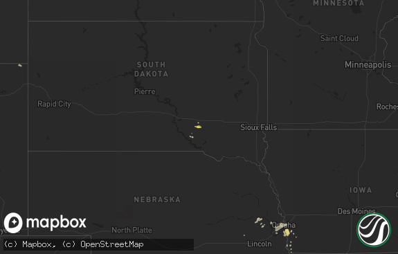 Hail map preview on 08-06-2025