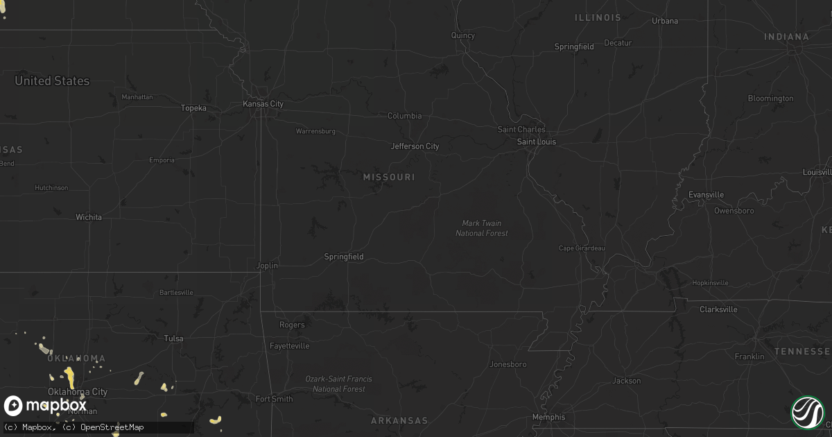 Hail map in Wisconsin on August 7, 2012