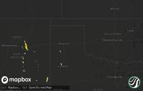 Hail map preview on 08-07-2017