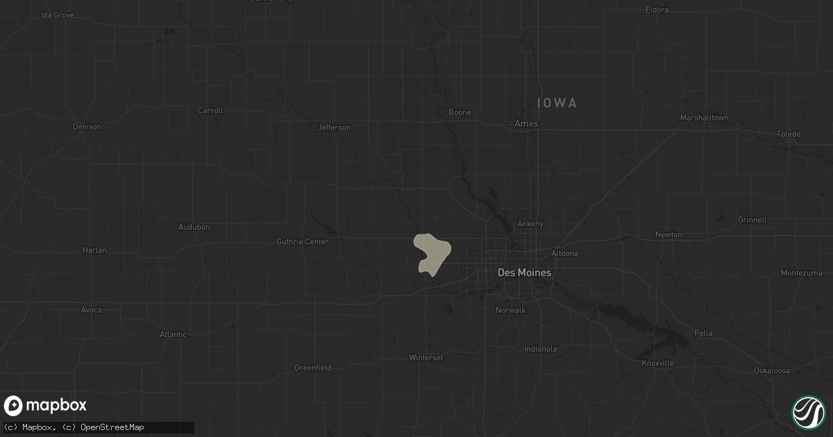 Hail map in Minburn, IA on August 7, 2025