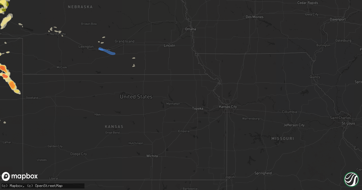 Hail map in Arizona on August 8, 2023