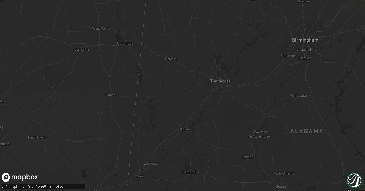 Hail map in Eudora, AR on August 8, 2023