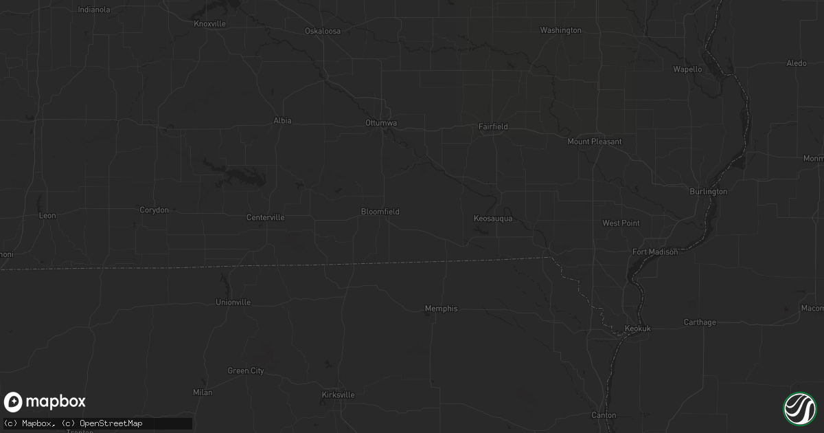 Hail map in Kabetogama, MN on August 8, 2023