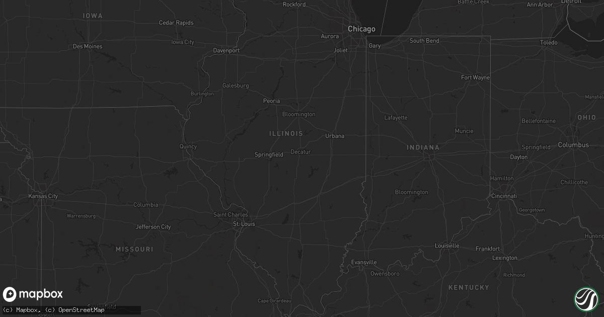 Hail map in Mississippi on August 8, 2023