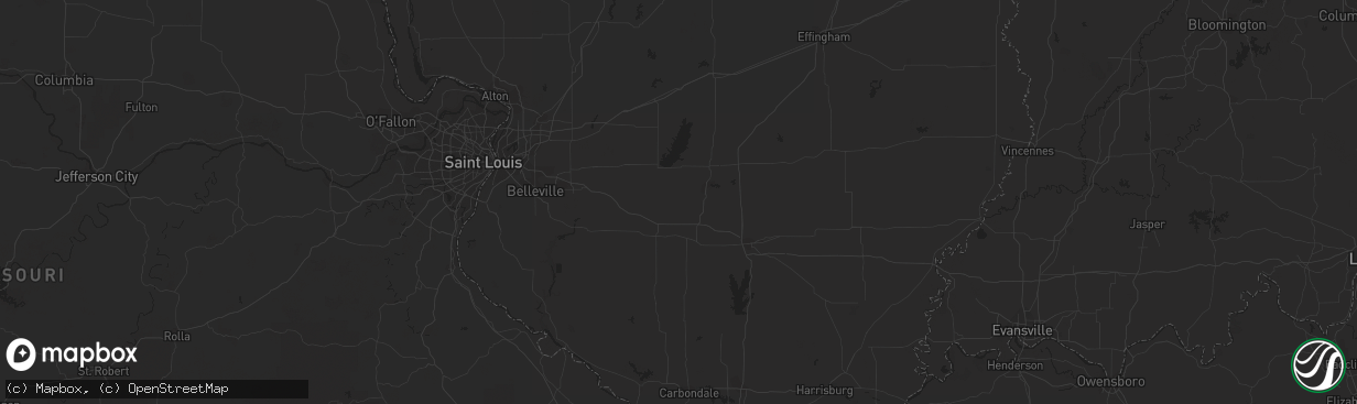 Hail map in Borger, TX on August 9, 2011