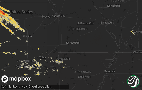 Hail map preview on 08-09-2011