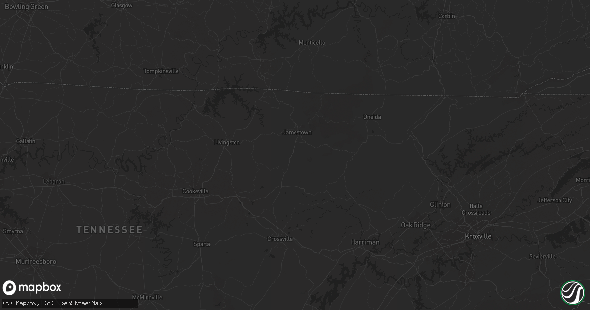 Hail map in Cincinnati, OH on August 9, 2012