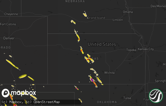 Hail map preview on 08-09-2017