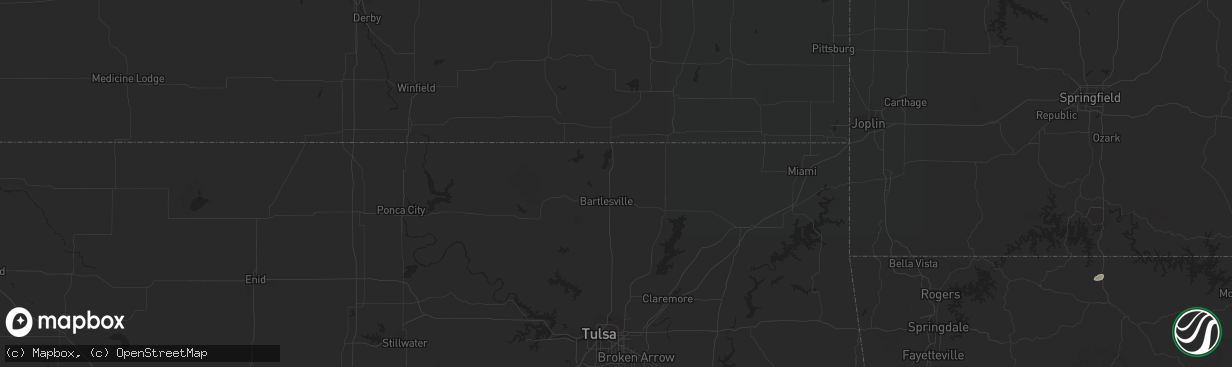 Hail map in Williston, TN on August 9, 2023