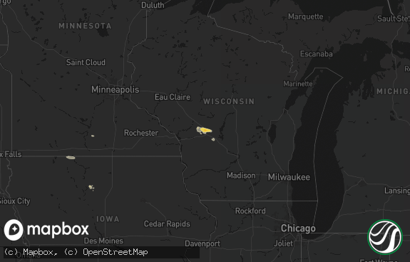 Hail map preview on 08-09-2026