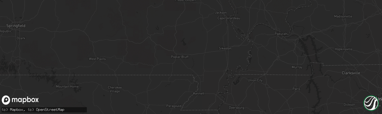 Hail map in Checotah, OK on August 10, 2011