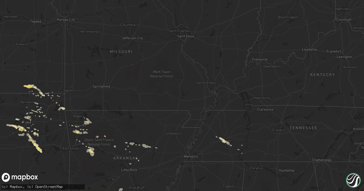 Hail map in Colorado on August 10, 2011