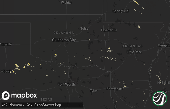 Hail map preview on 08-10-2014